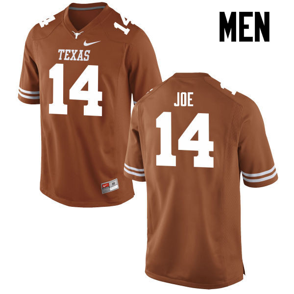 Men #14 Lorenzo Joe Texas Longhorns College Football Jerseys-Tex Orange